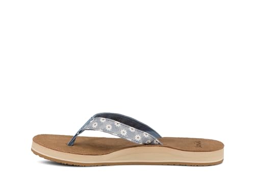 Sanuk Happy Placer Daisy White Daisy 5 B (M)