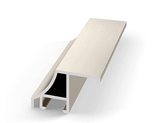 Frame My TV Deco TV Frames Alloy Scoop - German Silver Bezel Compatible ONLY with Samsung The Frame TV (3 inch, Color Chip)
