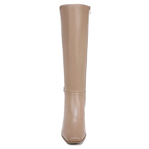 Naturalizer Womens Waylon Wide Calf Tall Boot Smooth Beige Smooth Wide Calf 9 M