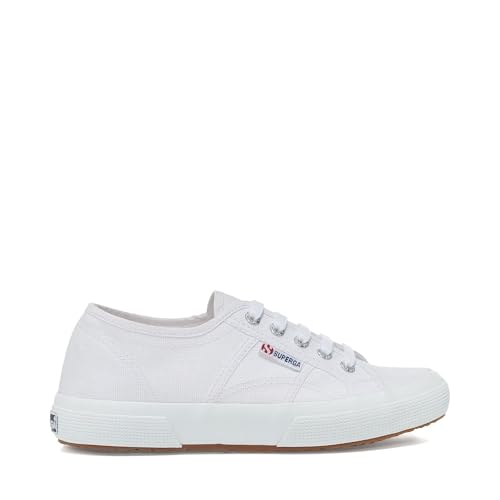 Superga unisex adult S000010 Sneaker, White, 11 Women 9.5 Men US