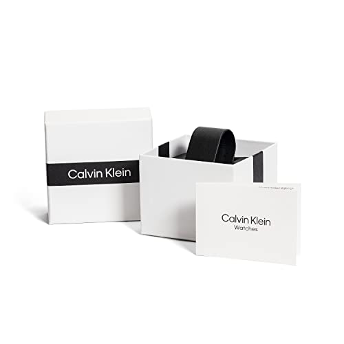 Calvin Klein Men's Everyday Elegance Watch - Black Steel Case, Link Bracelet Multi-Function (Model: 25200359)