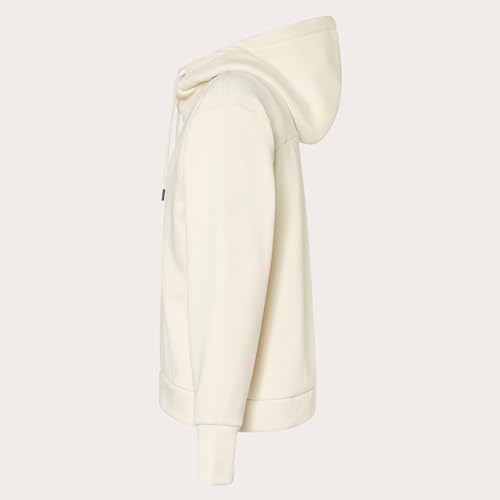 Oakley Women's Rosy Recycled Fleece Hoodie, Arctic White, XX-Small