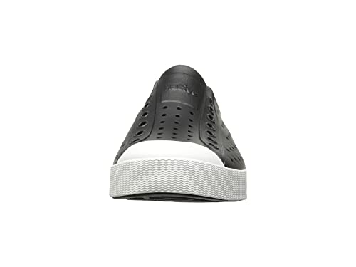 Native Shoes, Jefferson, Lightweight Sneaker for Adults, Jiffy Black/Shell White, 11 M US Women/9 M US Men