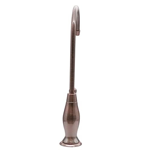 Westbrass D2033-NL-11 10" Classic 1-Lever Handle Cold Water Dispenser Faucet, Antique Copper