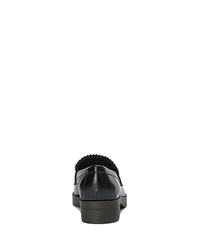 Lucky Brand Women's Floriss Loafer Flat, Natural/Black Leopard, 10