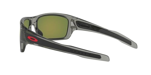 Oakley Men's OO9263 Turbine Rectangular Sunglasses, Black Ink/Prizm Sapphire, 65 mm