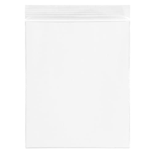 joybest 3 x 4 Inch (1000 Pcs) Clear Plastic Reclosable Zip Poly Bags - Resealable Poly Bags for Jewelry, Seeds, Storage, Organization