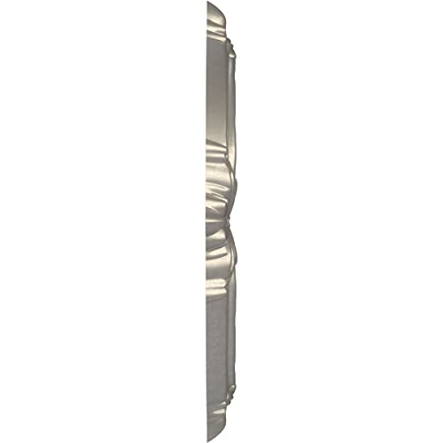 Ekena Millwork 13"OD x 3 1/2"ID x 3/4"P Attica Thermoformed PVC Ceiling Medallion (Fits Canopies up to 5"), Aged Dark Steel