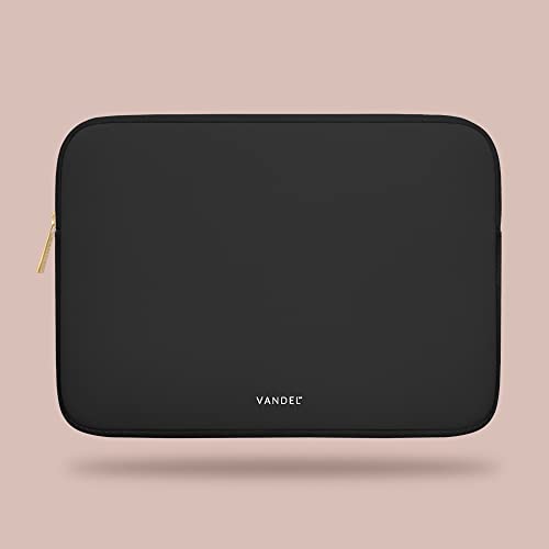 Vandel MacBook Air 13 inch Laptop Sleeve, Fits 13-13.3 inch Laptops: Neoprene MacBook Air & Pro Case, Chromebook, HP Soft Cover | Thin Computer Carrying Bag, Black Mac (M1 & M2) Pouch
