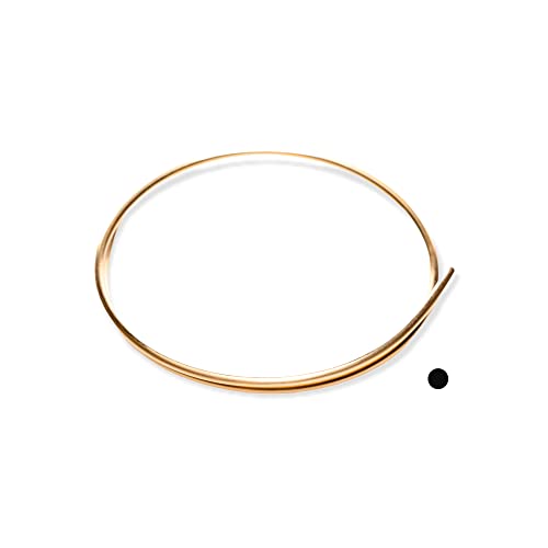 28 Gauge, 14/20 Yellow Gold Filled Wire Half Hard Round 14K Gold Filled Made in USA - 5FT by CRAFT WIRE