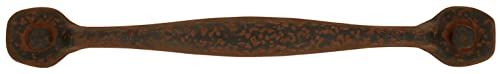 Hickory Hardware Solid Core Kitchen Cabinet Pulls, Luxury Cabinet Handles, Hardware for Doors & Dresser Drawers, 12 Inch Hole Center, Black Iron, Refined Rustic Collection