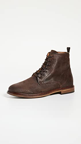 Shoe the Bear Men's Ned Waxed Suede Boots, Brown, 7 Medium US