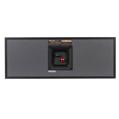 Klipsch R-52C Powerful Detailed Center Channel Home Speaker - Black