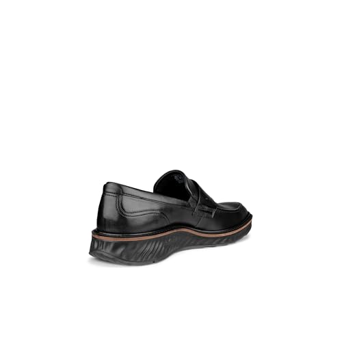 ECCO Men's ST.1 Hybrid Penny Loafer, Black, 5-5.5