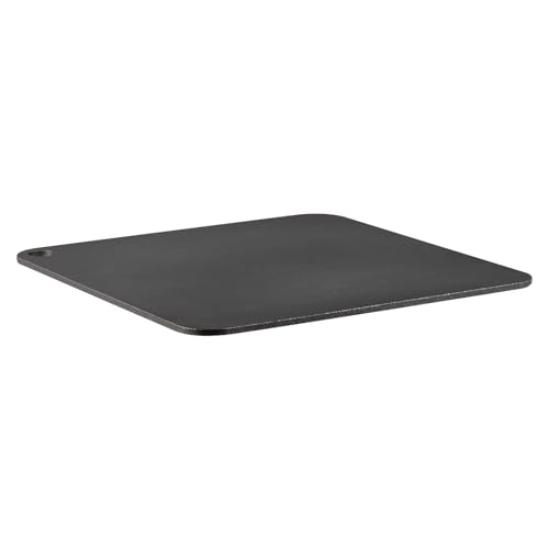 VEVOR Pizza Steel, 13.5" x 10" x 1/4" Pizza Steel Plate for Oven, Pre-Seasoned Carbon Steel Pizza Baking Stone with 20X Higher Conductivity, Heavy Duty Pizza Pan for Outdoor Grill, Indoor Oven