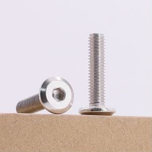 M4-0.7 x 12mm (80 pcs) Hexagon Socket Head Cap Screws, Furniture Screws, Connecting Bolts, 304 Stainless Steel 18/8, Full Thread, Bright Finish, Metric Standard