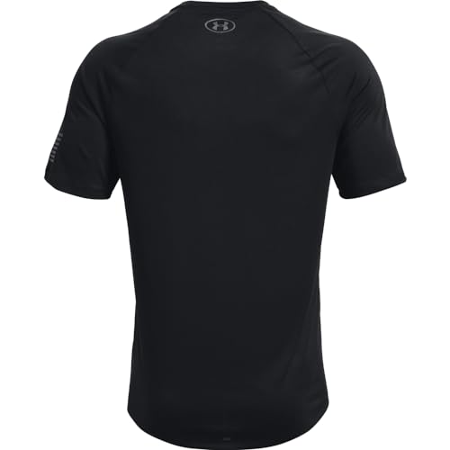 Under Armour Men's Freedom Tech Short Sleeve T-Shirt, Black (001)/Pitch Gray, XX-Large