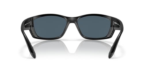 Costa Del Mar Man Sunglasses Blackout Frame, Gray Lenses - 64MM
