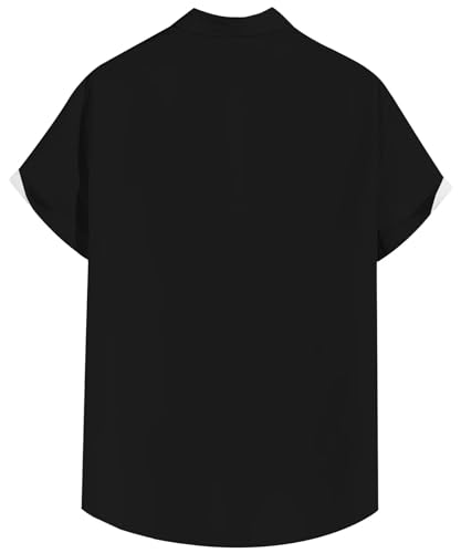 Funny Halloween Shirts for Men Adult Scary Button Up Halloween Bowling Shirts