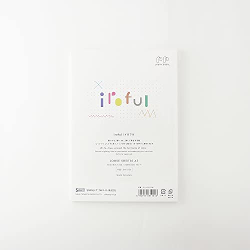 iroful 75 gsm Loose Sheet, 8.27" x 5.85", 100 Sheets/Pack, 5mm-Squared, White, 1 pack (PI-A5P-H5W)