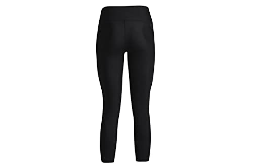 Under Armour Womens HeatGear Armour High Waisted Ankle No-Slip Leggings , Black (001)/White , Large