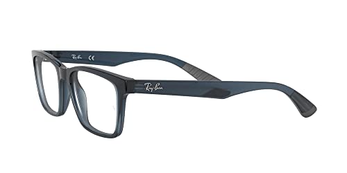 Ray-Ban RX7025 Square Prescription Eyewear Frames, Havana/Demo Lens, 57 mm