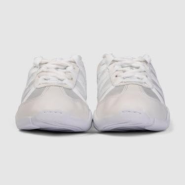 Nfinity Evolution White Cheer Shoes for Youth Girls – Breathable, High-Performance Sneakers for Cheerleading and Sports – Lightweight & Built to Last