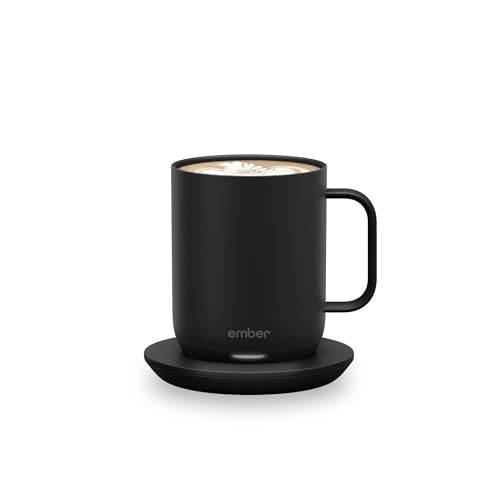 Ember Temperature Control Smart Mug 2, 14 Oz, App-Controlled Heated Coffee Mug with 80 Min Battery Life and Improved Design, White