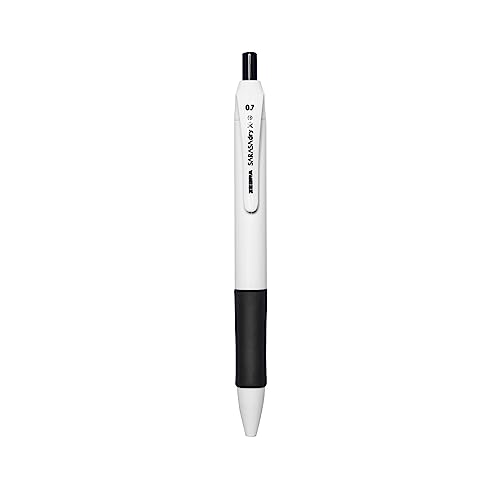 Zebra Pen Sarasa Dry X1+ Retractable Gel Pen, Plastic Barrel, Medium Point, 0.7mm, Black Ink, 12-Pack