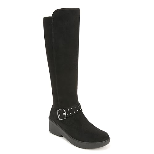 BZees Women's Brandy 2 Washable Comfort Knee High Boot Black 9 M