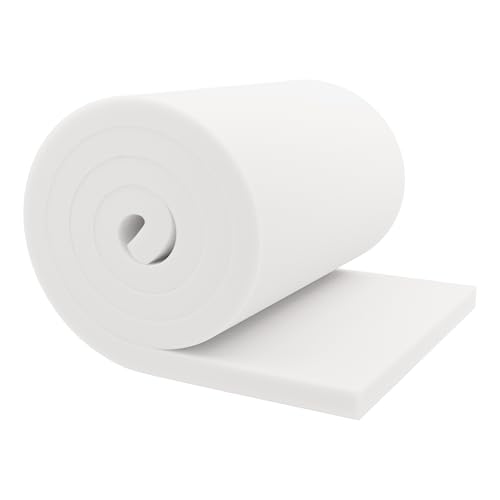 GoTo Foam 1" Height x 30" Width x 72" Length 44ILD (Firm) Upholstery Cushion Made in USA