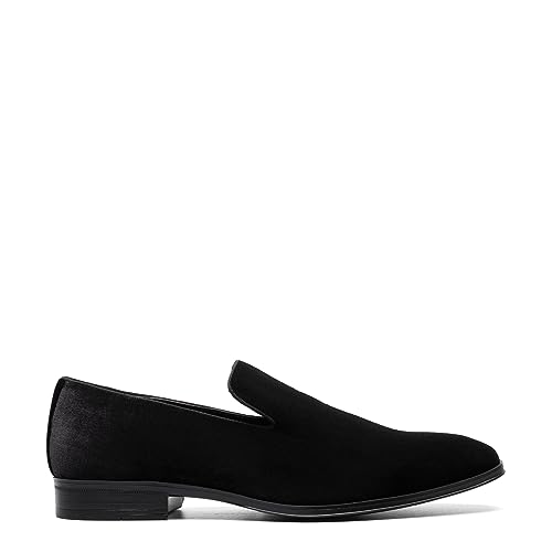 Stacy Adams Men's Savian Velour Slip-On Loafer, Emerald, 12