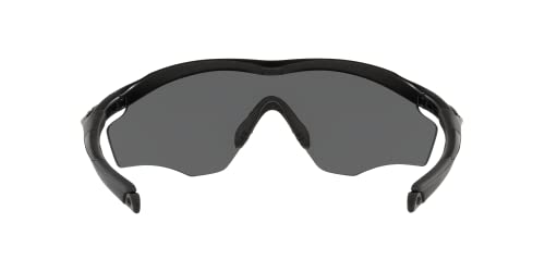 Oakley Men's OO9343 M2 Frame XL Rectangular Sunglasses, Matte Black/Prizm Black Polarized, 45 mm