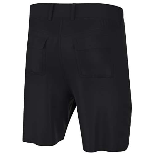 HUK Standard Next Level 7", Quick-Drying Fishing Shorts for Men, Black, Small