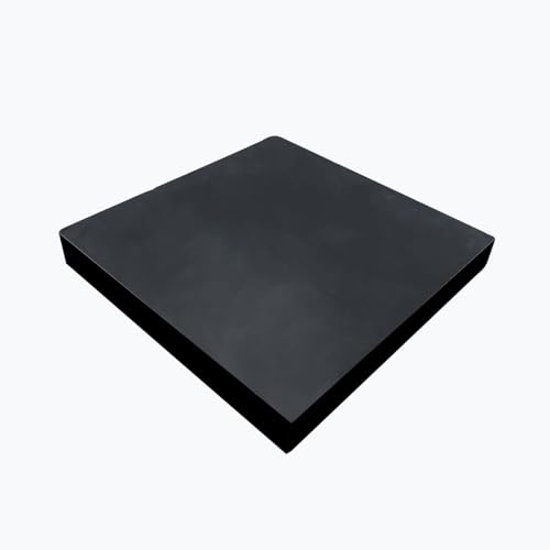 MIKMAYTOO Rubber Bench Block Jeweler's Rubber Bench Block Rubber Stamping Block for Hammering, Shaping, Chasing, Flattening Metals (100 * 100 * 10mm)