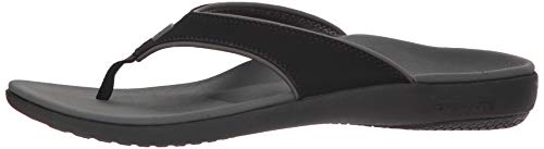 Spenco Women's Flip-Flop, Carbon/Pewter, 13 Wide