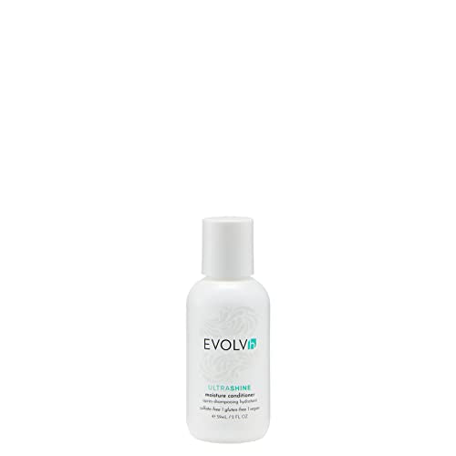 EVOLVh - Natural UltraShine Moisture Conditioner | Vegan, Non-Toxic, Clean Hair Care (2 fl oz | 60 mL)
