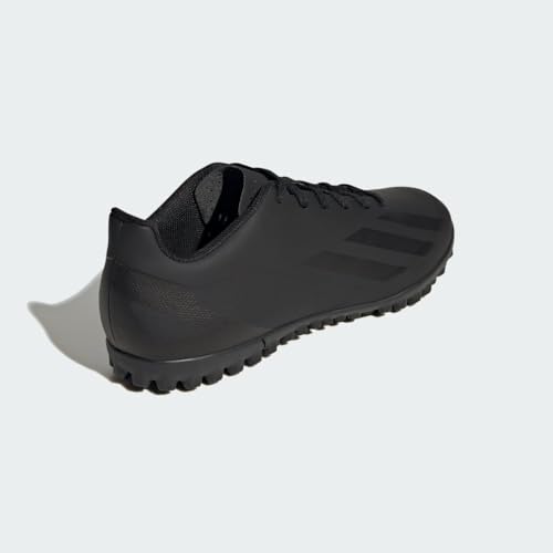 adidas Unisex X Crazyfast.4 Turf Sneaker, Core Black/Core Black/Core Black, 6.5 US Men