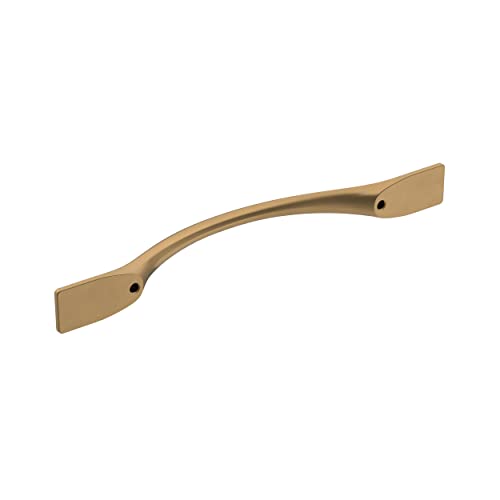 Amerock | Cabinet Pull | Champagne Bronze | 5-1/16 inch (128 mm) Center-to-Center | Uprise | 1 Pack | Drawer Pull | Cabinet Handle | Cabinet Hardware