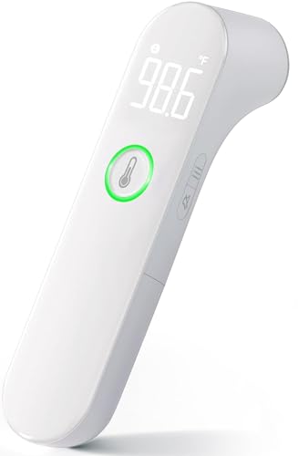 Thermometer for Adults and Kids, Fast Accurate Baby Thermometer with Fever Alarm & Mute Mode, FSA eligible, Lifetime Support -Take Quick Temperature Easily