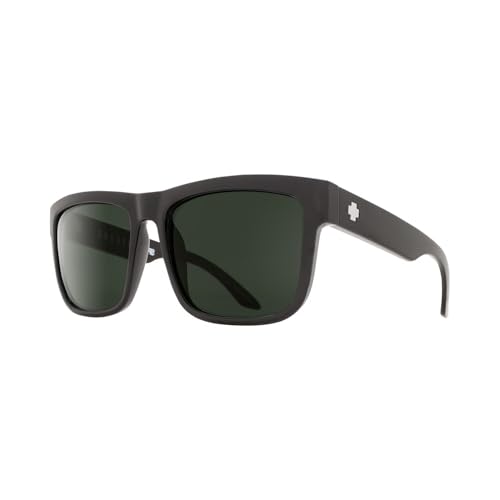 Spy Discord 673119209365 57MM Whitewall/Gray Green with Red Spectra Mirror Rectangular Sunglasses for Men+BUNDLE with ACCESSORY EYEWEAR KIT