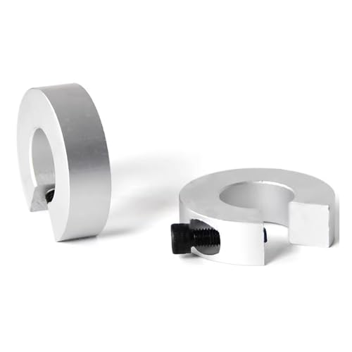 Euogeudel 4PCS SBR12 12mm Linear Rail Stop Collars Aluminum Alloy Shaft Limit Fixing Rings CNC Parts Tool Linear Rail Shaft Stop Collars