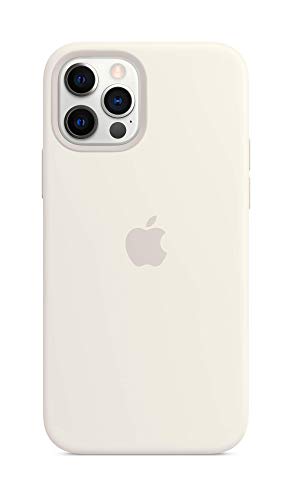 Apple iPhone 12 and iPhone 12 Pro Silicone Case with Magsafe - White