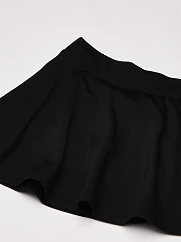 The Children's Place Girls' Uniform Ponte Knit Skort Black XS (4)