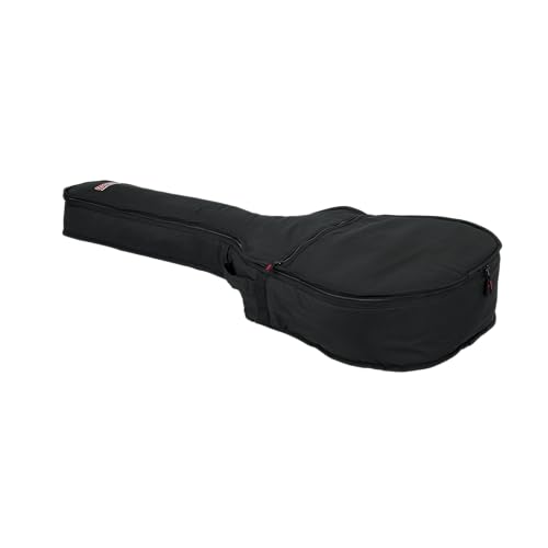 Gator Cases Foam Padded Acoustic Bass Guitar Gig Bag, Fits Acoustic Bass Guitars up to 49.3" in Length (GBE-AC-BASS)