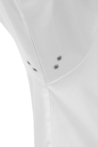 Chef Works Men's Madrid Premium Cotton Chef Coat, White, 60