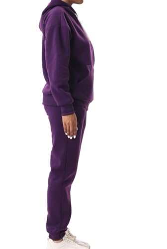 LeeHanTon Women Tracksuit Oversize 2 Pieces Outfit Casual Long Sleeve Sweatsuits Set with Pocket