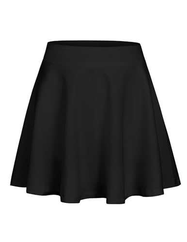 Zaclotre Skorts Skirts for Girls Elastic High Waisted Tennis Skirt with 2 Pockets Athletic Golf Workout Sports Shorts Light Pink