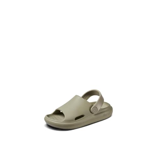 Reef Little Rio Slide Sandal, Abbey Stone, 6 US Unisex Kid