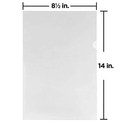 JAM PAPER Plastic Sleeves - Letter Size - 9 x 11 1/2 - Assorted Color Project Pockets - 12 Page Protectors/Pack